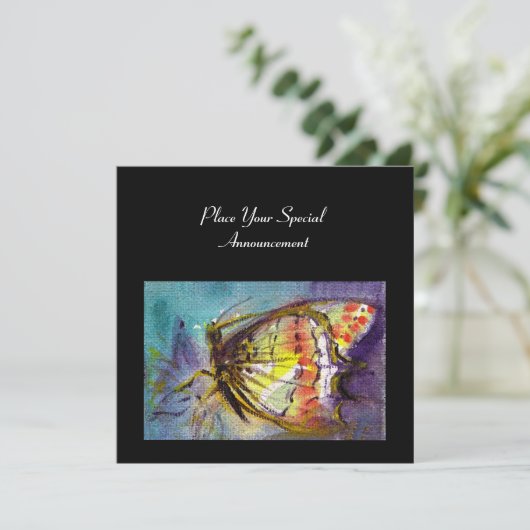 MAGIC BUTTERFLY EINLADUNG (Stehend Vorderseite)