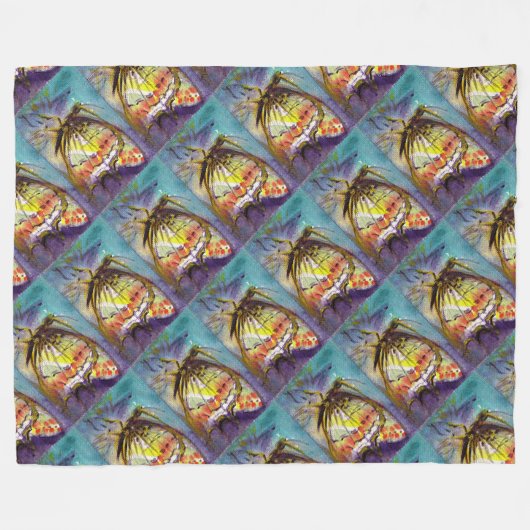 MAGIC BUTTERFLY FLEECEDECKE (Vorderseite (Horizontal))