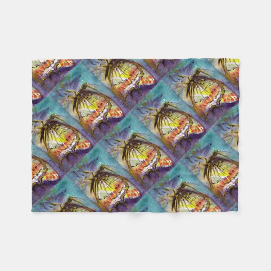 MAGIC BUTTERFLY FLEECEDECKE (Vorderseite (Horizontal))