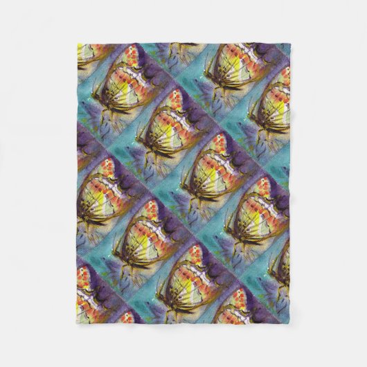 MAGIC BUTTERFLY FLEECEDECKE (Vorderseite)