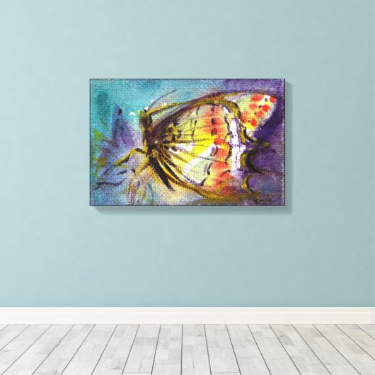 MAGIC BUTTERFLY LEINWANDDRUCK (Insitu (Holzboden))