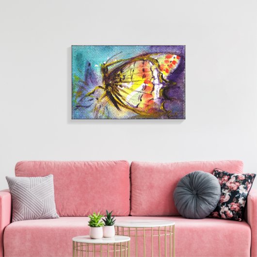 MAGIC BUTTERFLY LEINWANDDRUCK (Insitu (Wohnzimmer))