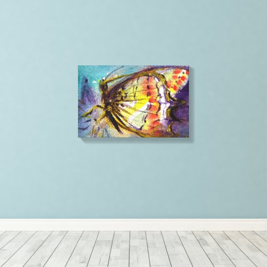 MAGIC BUTTERFLY LEINWANDDRUCK (Insitu (Holzboden))