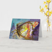 MAGIC BUTTERFLY / Muttertag Karte (Gelbe Blume)
