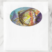 MAGIC BUTTERFLY OVALER AUFKLEBER (Tasche)