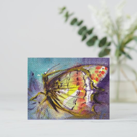 MAGIC BUTTERFLY POSTKARTE (Stehend Vorderseite)