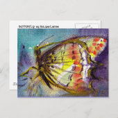 MAGIC BUTTERFLY POSTKARTE (Vorne/Hinten)