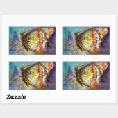 MAGIC BUTTERFLY RECHTECKIGER AUFKLEBER (Blatt)