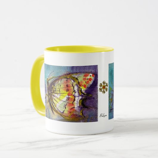 MAGIC BUTTERFLY TASSE (Vorderseite Links)