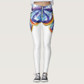 Magic Butterfly Wasserfarben Leggings, M Leggings (Vorderseite)
