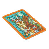 MAGIC CANDY CORN DRAGON, HALLOWEEN FANTASY BEAST MAGNET (Rechte Seite)