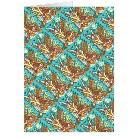 MAGIC CANDY CORN DRAGON, HALLOWEEN FANTASY CARD (Vorne)