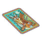 MAGIC CANDY CORN DRAGON, HALLOWEEN FANTASY MAGNET (Rechte Seite)