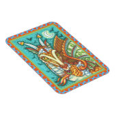 MAGIC CANDY CORN DRAGON, HALLOWEEN FANTASY MAGNET (Rechte Seite)