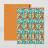 MAGIC CANDY CORN DRAGON, HALLOWEEN FANTASY POSTKARTE (Vorne/Hinten)