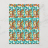 MAGIC CANDY CORN DRAGON, HALLOWEEN FANTASY POSTKARTE (Vorderseite)