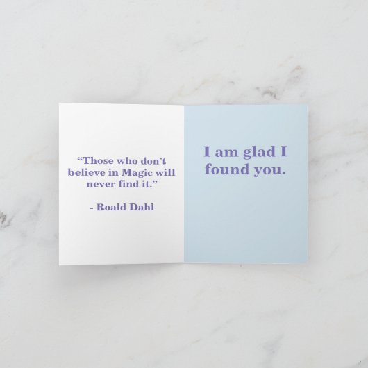 Magic Card Karte (Innenseite)