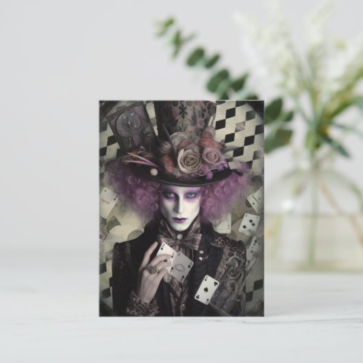 Magic Card Tricks Magic Collage Postkarte (Stehend Vorderseite)