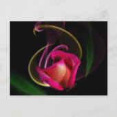 Magic Carousel Rose Postcards Postkarte (Vorderseite)