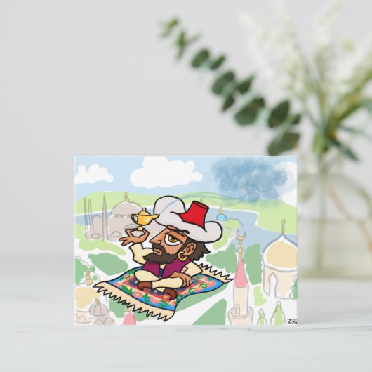 Magic Carpet Ride Postkarte (Stehend Vorderseite)