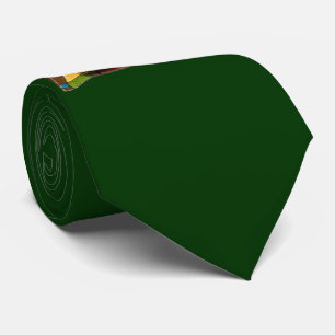 Magic Carpet Ride Tie (Dark Green) Krawatte