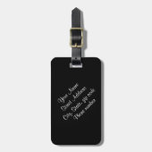 Magic Castle Gepäckanhänger (Vorderseite vertikal)