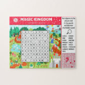 Magic Castle Word Suche Kinderspiel Puzzle (Horizontal)