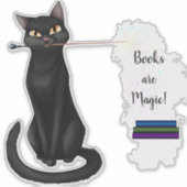 Magic Cat Books Sticker (Vorderseite)