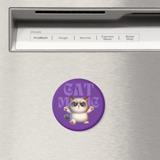 Magic Cat Fun Magnet (In Situ (Geschirrspüler))
