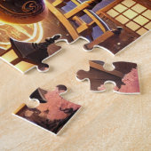 Magic Cat & Japanese Castle | Fantasy Puzzle (Seite)