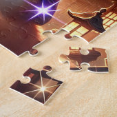 Magic Cat & Japanese Castle | Fantasy Puzzle (Seite)