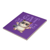 Magic Cat Keramik Tile Fliese (Seite)