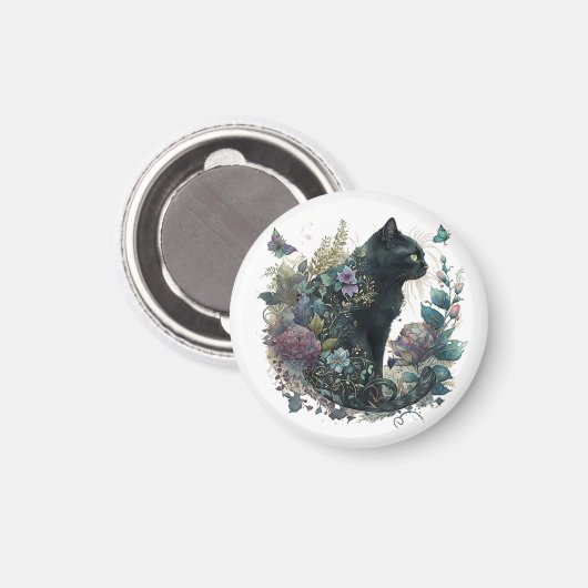 Magic Cat Magnet (Vorderseite/Rückseite)