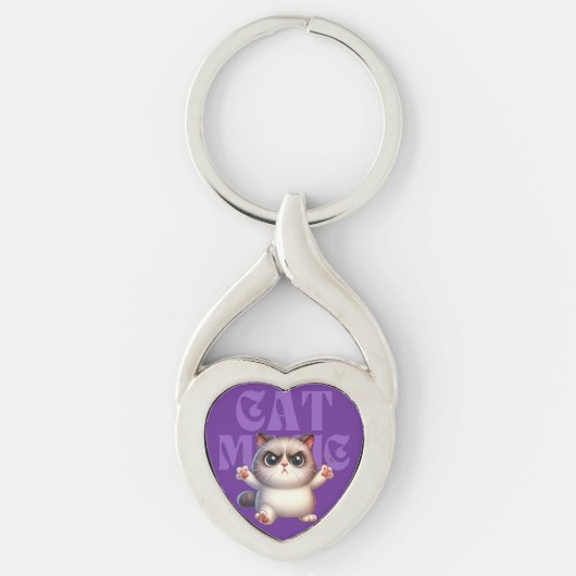 Magic Cat Metal Schlüsselanhänger (Vorderseite)