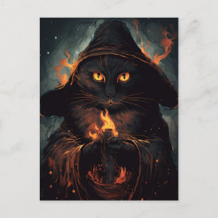 Magic Cat Postcard Postkarte