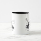 Magic Cat Tasse - Mystische Schwarze Katze (Zentrum)
