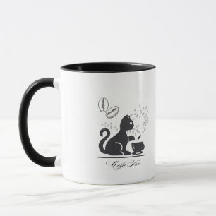 Magic Cat Tasse - Mystische Schwarze Katze