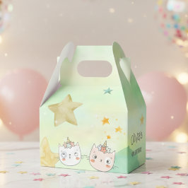 Magic Caticorn Geburtstag Gefallen Box Geschenkschachtel