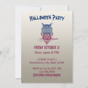 Magic Celtic Eule                                  Einladung