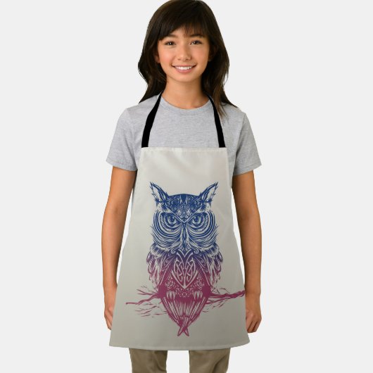 Magic Celtic Eule Schürze (Insitu)