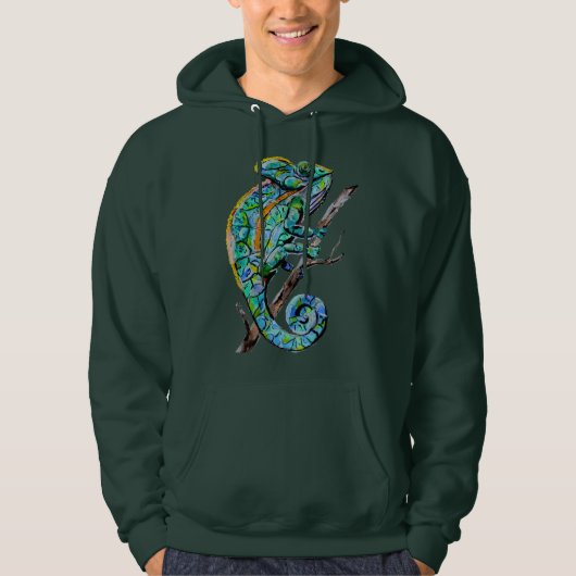 Magic Chameleon Hoodie (Vorderseite)