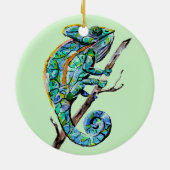 Magic Chameleon Keramik Ornament (Hinten)