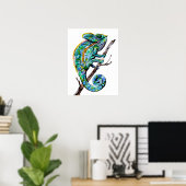 Magic Chameleon Poster (Heimbüro)