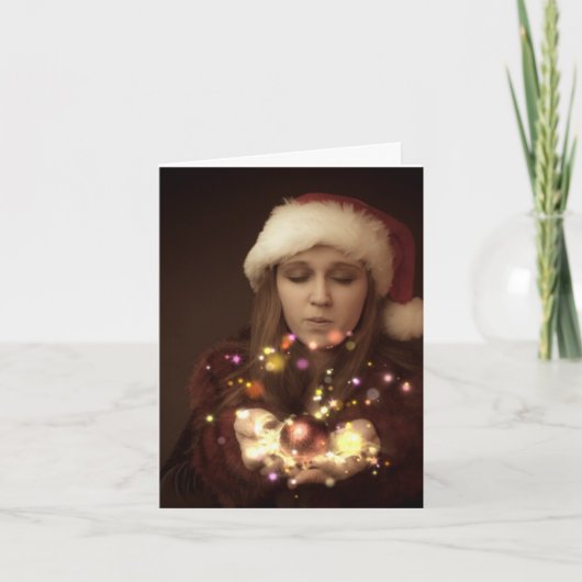 Magic Christmas Feiertagskarte (Vorderseite)