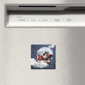Magic Christmas Sheltie Magnet (In Situ (Geschirrspüler))