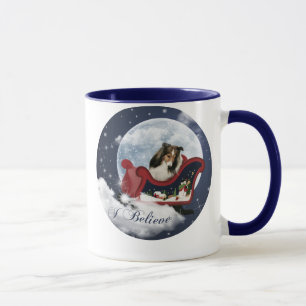 Magic Christmas Sheltie Tasse