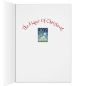 MAGIC CHRISTMAS UNICORN HOLIDAY GREETCARD V (Innen (Rechts))