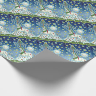 MAGIC CHRISTMAS UNICORN HOLIDAY WRAPPING PAPIER GESCHENKPAPIER