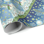 MAGIC CHRISTMAS UNICORN HOLIDAY WRAPPING PAPIER GESCHENKPAPIER (Rolleneckpunkt)