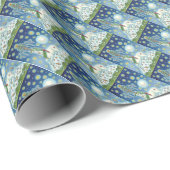 MAGIC CHRISTMAS UNICORN HOLIDAY WRAPPING PAPIER GESCHENKPAPIER (Rolleneckpunkt)